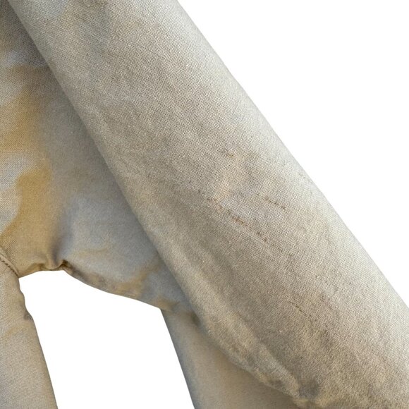 Pseudonyms Vintage Womens Long-Sleeve Snap Closure Beige Flap Pockets Jacket L - Picture 6 of 11